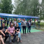 Председатель ТИК Рыбновского района на мероприятии, посвящённом празднованию Дня соседей