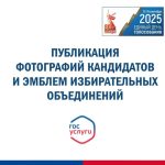 Публикация фотографий кандидатов и эмблем политических партий на Госуслугах