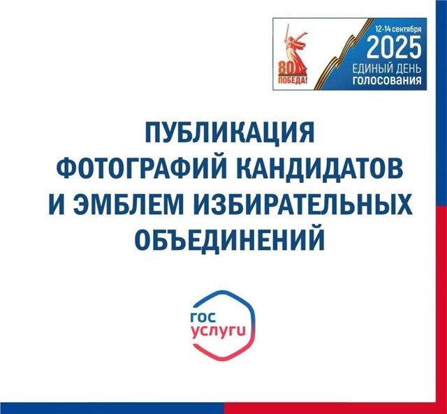 Публикация фотографий кандидатов и эмблем политических партий на Госуслугах