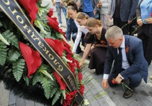 Избирательной комиссии Рязанской области приняла участие в церемонии возложения цветов