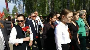 Избирательной комиссии Рязанской области приняла участие в церемонии возложения цветов
