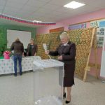 Татьяна Зенина проголосовала на избирательном участке №768