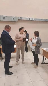 Наталья Епихина посетила избирательный участок в Милославском округе