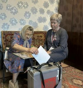 В Рязанской области голосуют ветераны Великой Отечественной войны